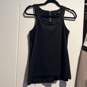 Armani Exchange Studded collar tank